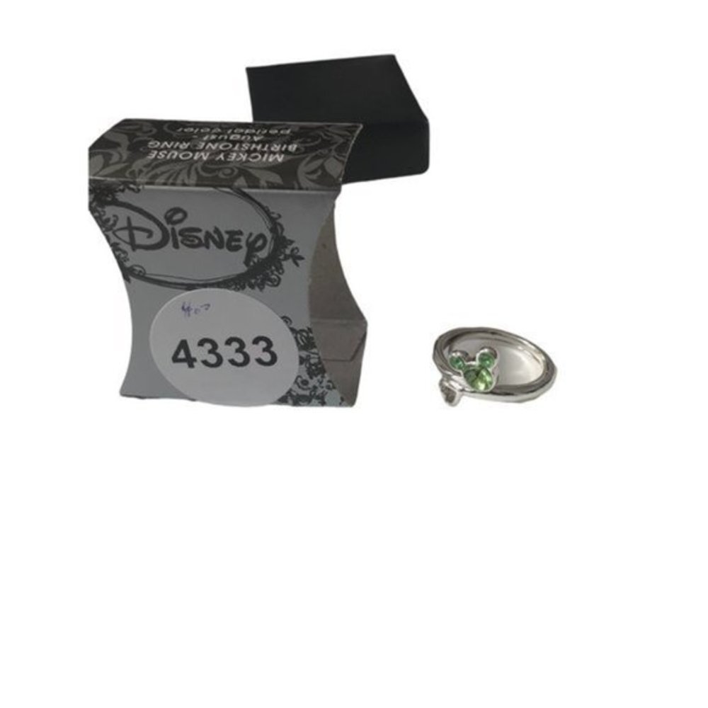 Mickey Mouse Birthstone Ring‎ August